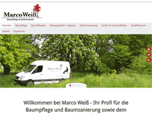 Tablet Screenshot of marco-weiss.de